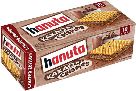 Ferrero Hanuta Kakao & Crispies Wafelki 220g