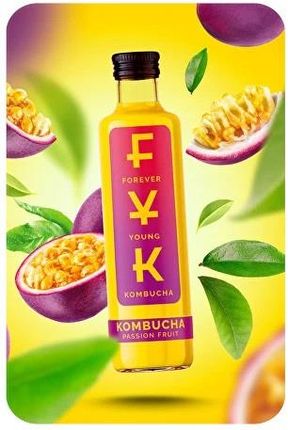 Fyk Kombucha Passion Fruit 0,25l Napój Forever Young