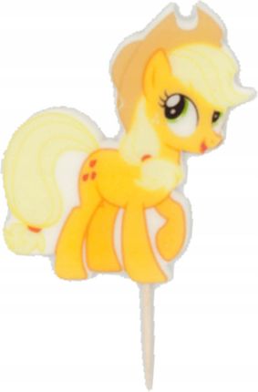 Słodka Fanaberia Figurka Dekoracje Tort Kucyk Pony Applejack 2D Gotowy Wycięty Masa Cukrowa