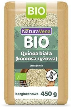 Naturavena Bio Quinoa Biała Komosa Ryżowa Bezglutenowa 450g
