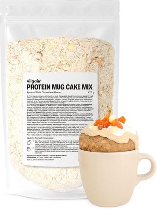 Vilgain Protein Mug Cake Mix Morela Migdały I Biała Czekolada 420g