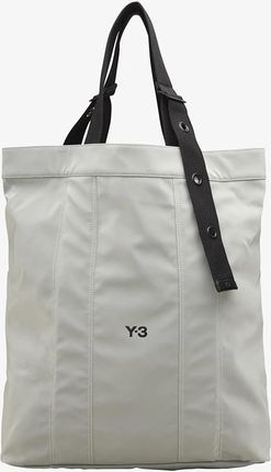 Y-3 Classics Utility Trefoil Tote Bag Talc
