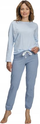 Wadima długa piżama damska 104676 bawełna XL