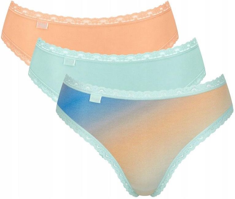 Sloggi 24/7 Weekend Thong – Confezione Da 3 Slip Infradito In Cotone E LYCRA®, Morbidi E Certificati Oeko-Tex, Donna