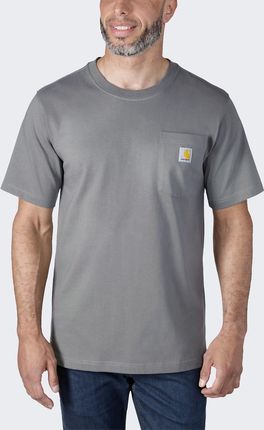 Koszulka męska T-shirt Carhartt Heavyweight Pocket K87 DOV Dusty Olive