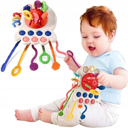 Aim Zabawka Sensoryczna Montessori Gryzak Niemowląt