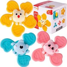 Zdjęcie Malplay Zestaw Grzechotki Spiner Wirują Z Przyssawką 3Szt. - Puszczykowo