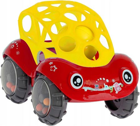 Leantoys Zabawka Edukacyjna Dla Dzieci Niemowląt Samochód Grzechotka Auto Gryzak >