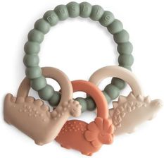 Zdjęcie Mushie Silikonowy Gryzak Na Kółku Dino - Barczewo