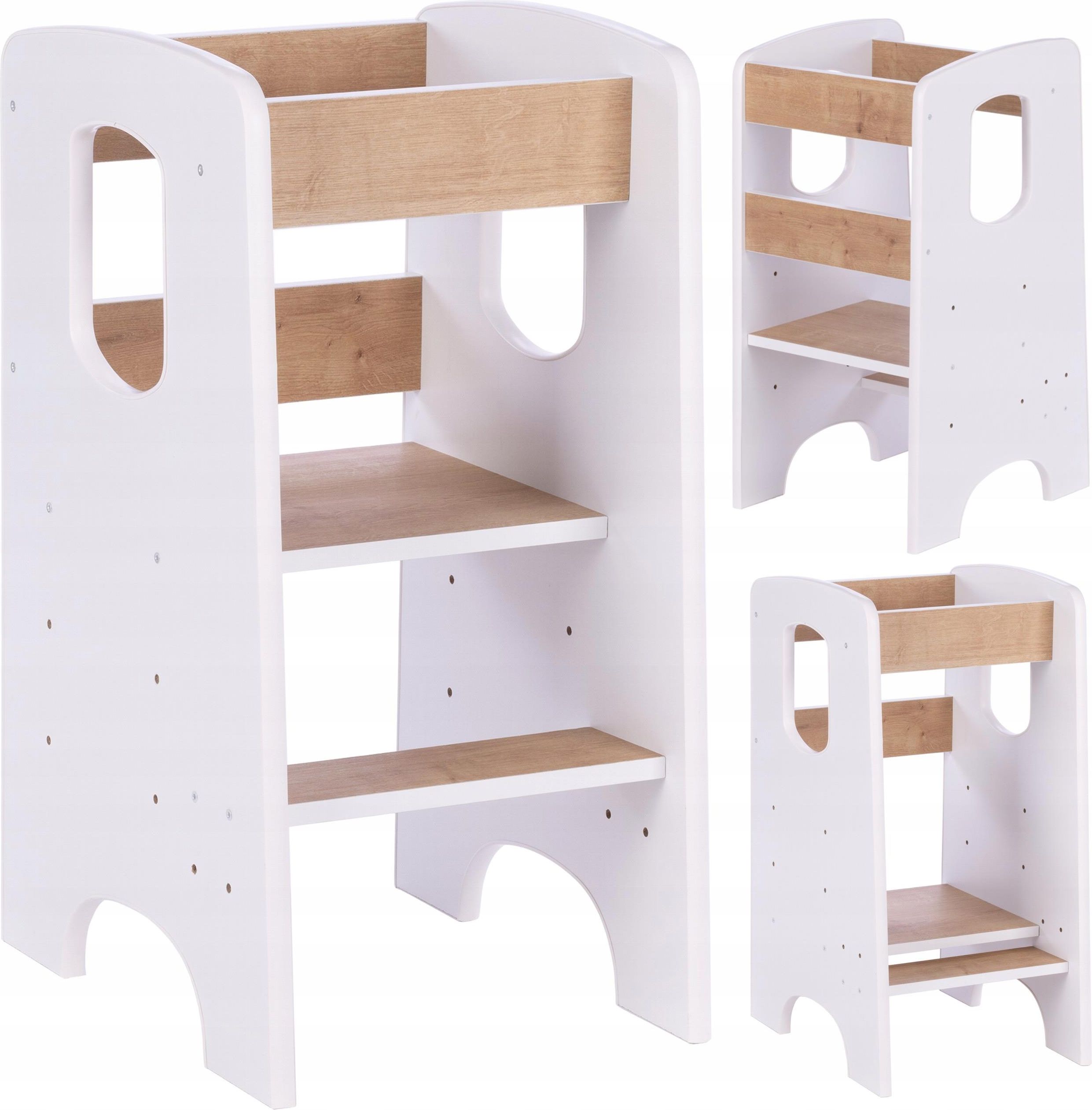 Pomocnik Kuchenny Kitchen Helper Bezpieczny Regulowany Podest White ...