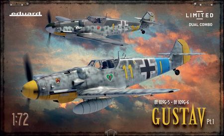 Eduard 2144 1:72 Gustav Pt 1 Messerschmitt Bf 109G 5 & Bf 109G 6 Limited Ed