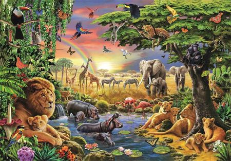 Clementoni Puzzle 2000El. Hq The African Gathering