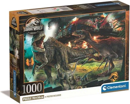 Clementoni Puzzle 1000El. Compact Jurassic World