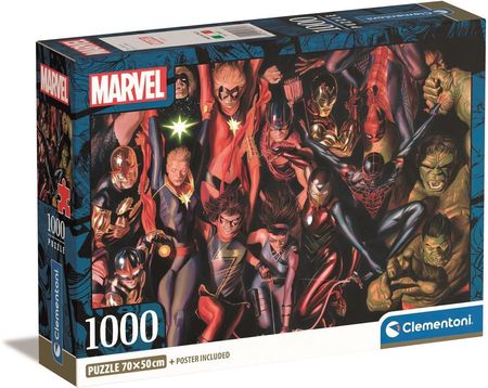 Clementoni Puzzle 1000El. Compact Marvel The Avengers