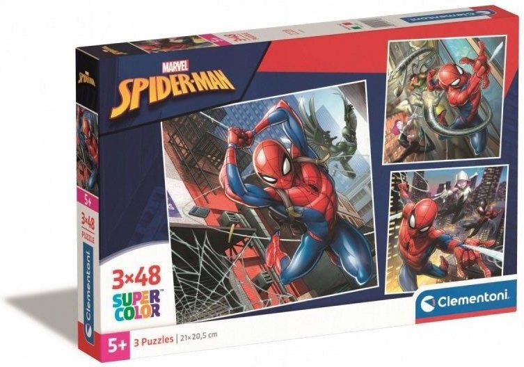Clementoni Puzzle Super Kolor Spider-Man 3W1 - Ceny i opinie - Ceneo.pl