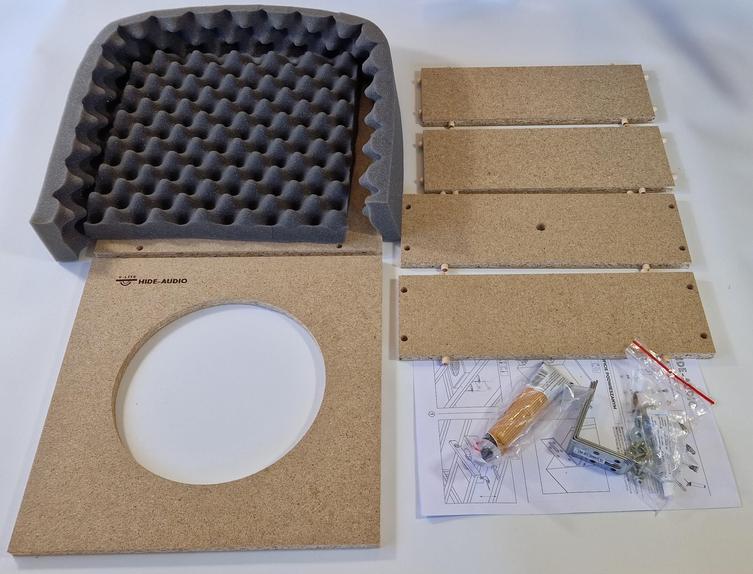 Boîtier Acoustique Hide-Audio Pour Enceintes Klipsch PRO-180RPC-LCR - Neuf