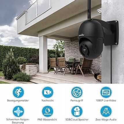 Outdoor Security Camera Wansview W9 Outdoor Camera Kamera