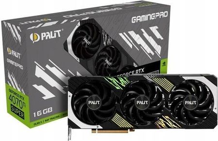 【中古】Palit GeForce RTX 4070 Ti Super 16GB Palit GeForce RTX 4070 Ti SUPER GameRock OmniBlack 16GB