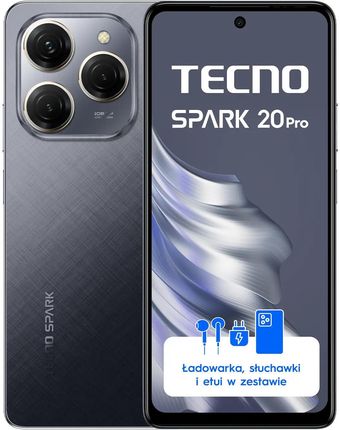 Tecno Spark 20 Pro 8/256GB Czarny