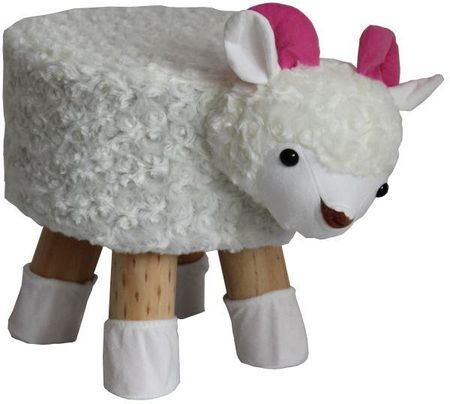 Furnitex Pufa Owca Do Pokoju Dziecka Drewniane Nogi Z Ochraniaczem