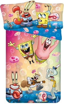 Spongebob Kanciastoporty Pościel 140X200 Dziecięca Dla Dziecka