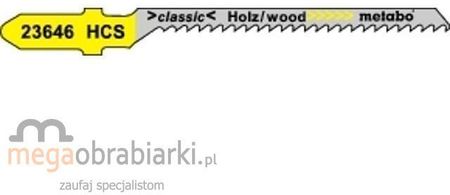 Metabo Brzeszczot do wyrzynarek HCS 50/2 mm 5 szt drewno, sklejka, płyta wiórowa 623646000
