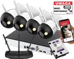 Dahua Monitoring Domu 4 Kamery Wifi 2Mpx Ipc-Hfw1239Dq-Pv-Stw 2.8Mm, Smart Dual Light, Mikrofon, Głośnik (4XIPCHFW1239DQPVSTW)
