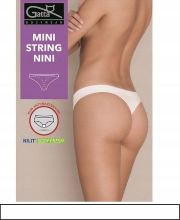 GATTA Majtki Mini String Nini XL/White