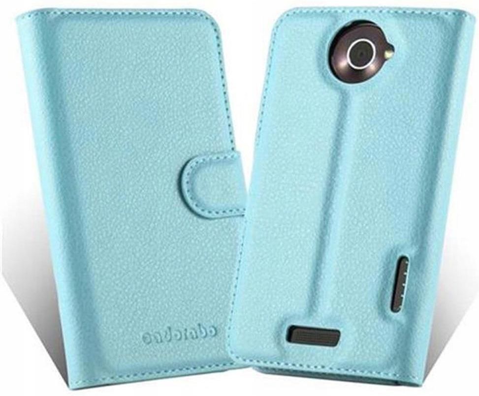 Cadorabo copertura protettiva per HTC Desire 700 caso in rosso cellulare caso caso copertura posteriore borsa in Similcuoio