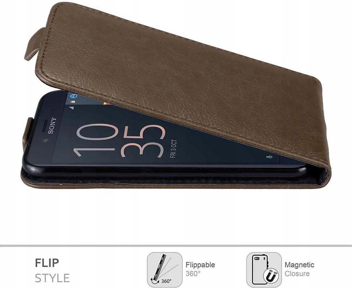 Cadorabo Custodia per Sony Xperia X in NERO PROFONDO