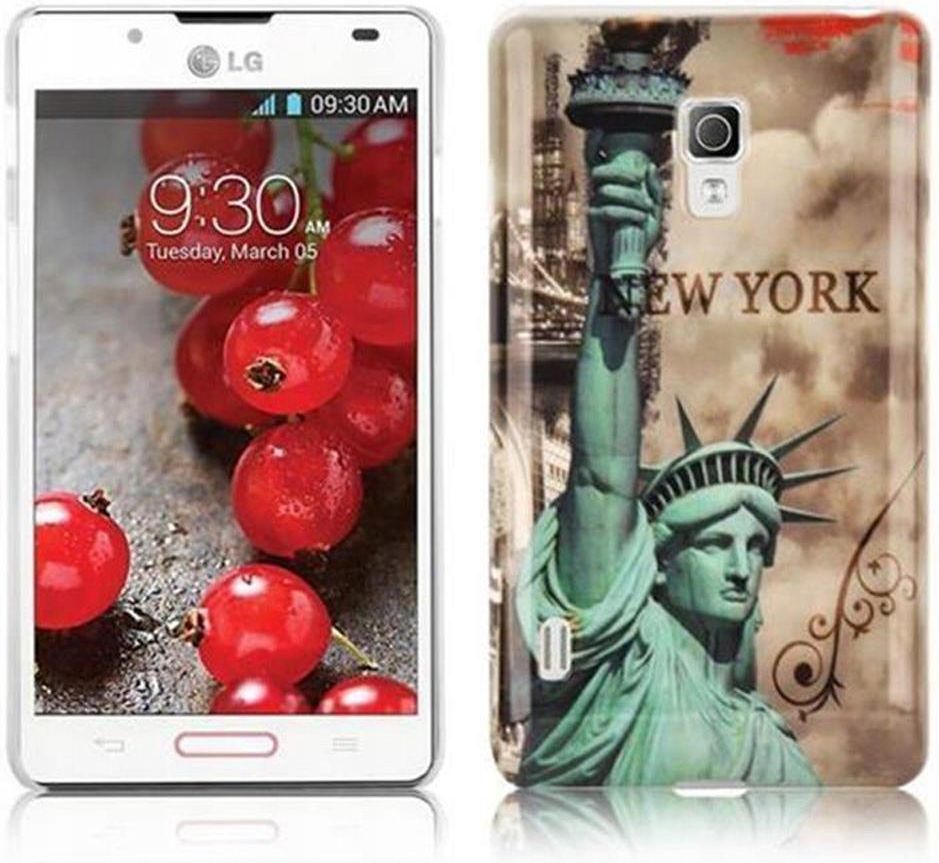 Cadorabo Cover Morbida In Silicone TPU Per LG Optimus G PRO 2 – Trasparente Satinata, Ultra Sottile E Antiurto