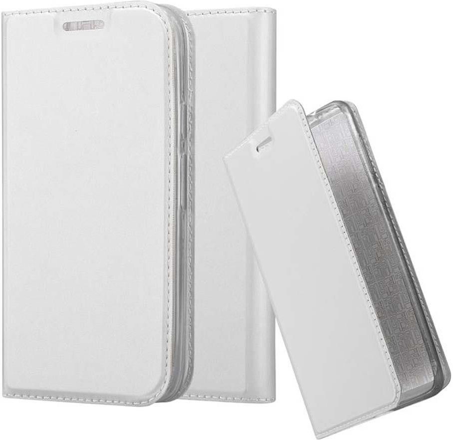 Cadorabo Hoesje voor Motorola MOTO C PLUS in FROSTY ZWART - Hard Case