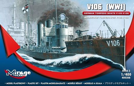 Mirage Niemiecki Torpedowiec V 106 WWI