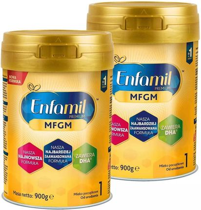 Mleko początkowe Enfamil Premium 1 MFGM 1800g (2 x 900g)