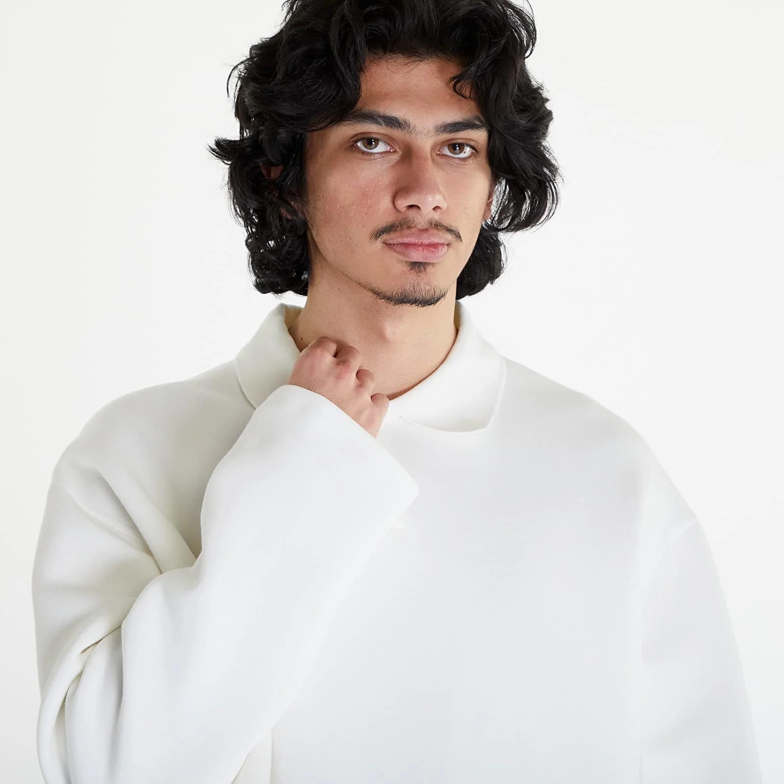 Nike Tech Fleece Reimagined Polo Sweatshirt Sail - Ceny i opinie 
