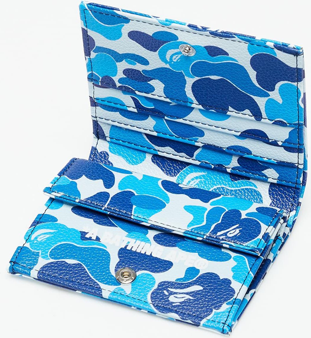 A BATHING APE ABC CAMO MINI WALLET M財布 ABC CAMO MINI ZIPPED WALLET | bape.com