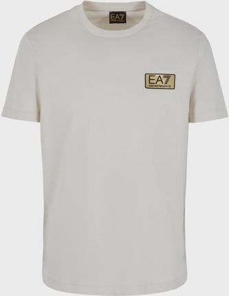 Męska Koszulka z krótkim rękawem Ea7 Emporio Armani Train Gold Label M Tee SS Pima JS 3Dpt07Pjm9Z1946 – Beżowy