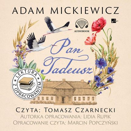 Pan Tadeusz Lektura z opracowaniem Książka audio CD/MP3 Adam Mickiewicz - #wspierampolskiemarki