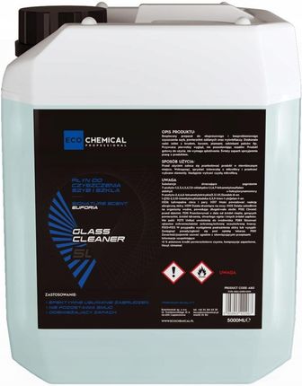Ecochemical Płyn Do Szyb Szkła Glass Cleaner 5Litrów