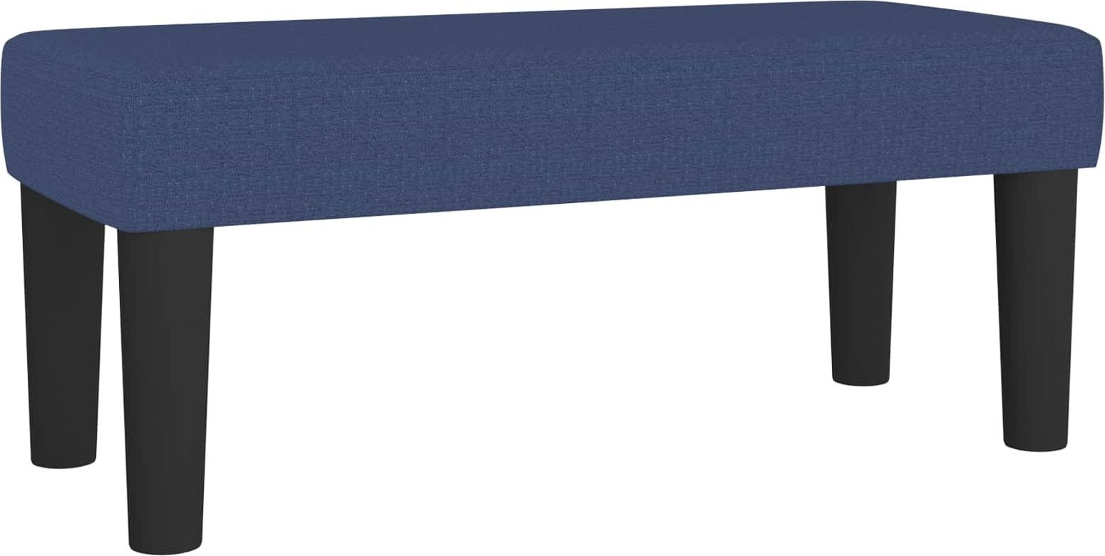 Panca Nera In Tessuto 70x30x30 Cm - Per Ingresso, Camera O Fine Letto - Comoda E Multifunzionale