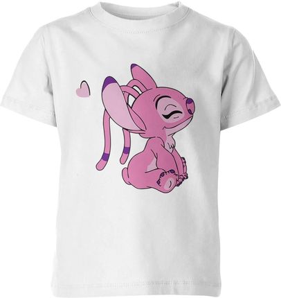 Andzia z lilo i stitch Dziecięca koszulka (140, Biały)
