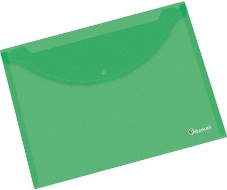 Teczka Kopertowa A4 Transparentna Zielona