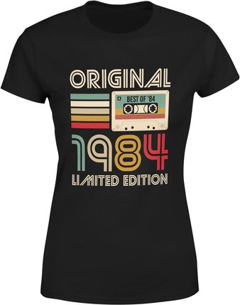 1984 edycja limitowana 40 lat Damska koszulka (S, Czarny)