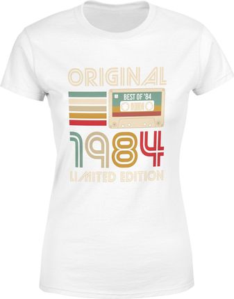 1984 edycja limitowana 40 lat Damska koszulka (S, Biały)