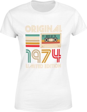 1974 edycja limitowana 50 lat Damska koszulka (S, Biały)