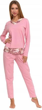 Piżama damska długa Moraj PDD5000-005 różowa XL 42