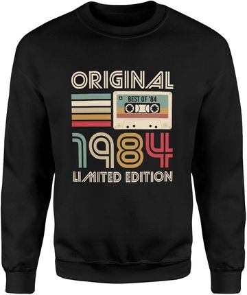 1984 edycja limitowana 40 lat Męska bluza (XL, Czarny)