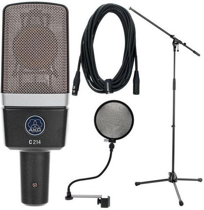 AKG C214 Set - zestaw z mikrofonem pojemnościowym