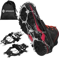 Zdjęcie Springos Raczki Na Buty Turystyczne Stalowe Antypoślizgowe Nakładki 36 40 Szare - Zduńska Wola