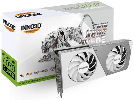 Inno3D GeForce RTX 4070 Super Twin X2 OC White 12GB GDDR6X